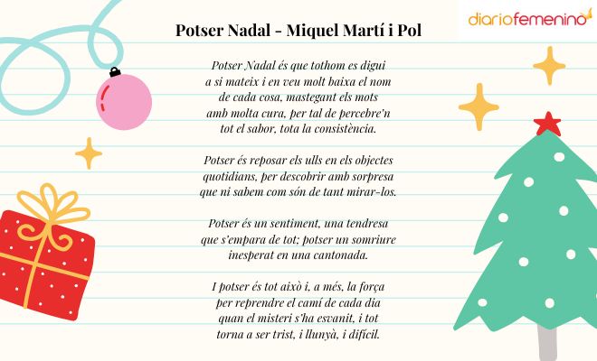 Poesías de Navidad en catalán