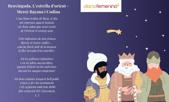 Poema sobre los Reyes Magos en catalán