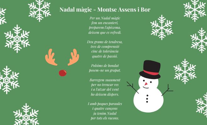 Poema navideño en catalán con traducción