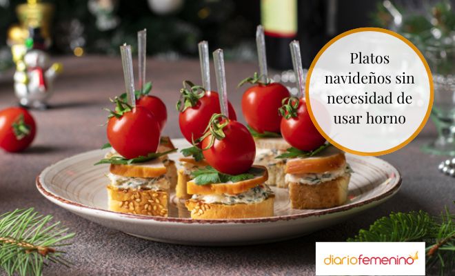 Deliciosas recetas de Navidad sin horno