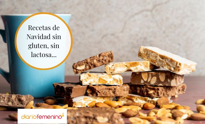 Recetas navideñas sin lactosa, sin azúcar, sin gluten...