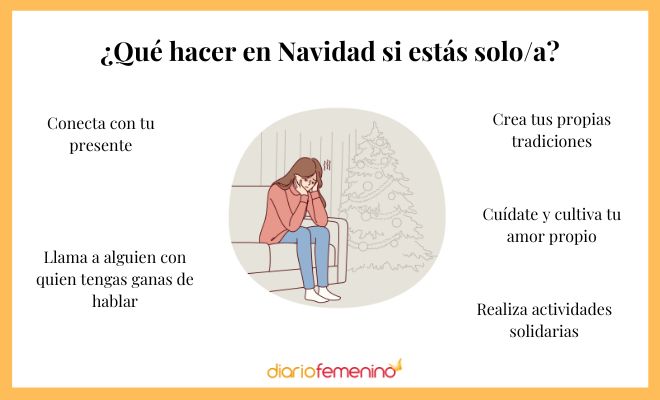 Qué puedes hacer en Navidad si estás sola o solo