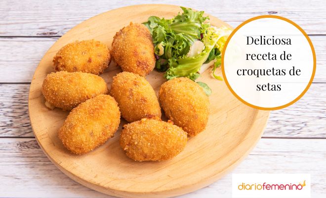 Receta de croquetas de setas
