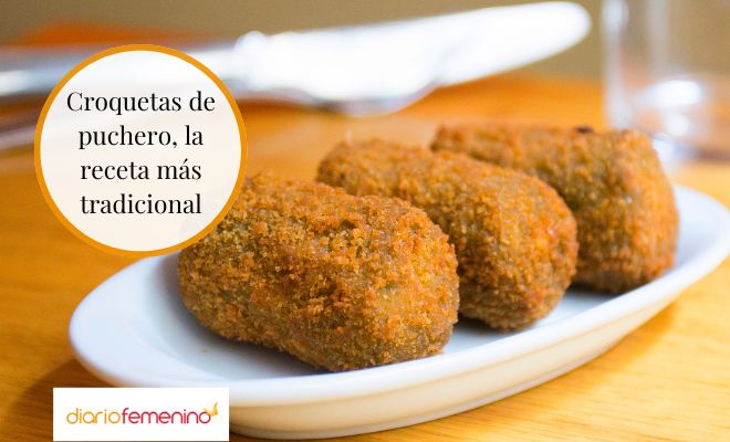 Receta de croquetas de puchero