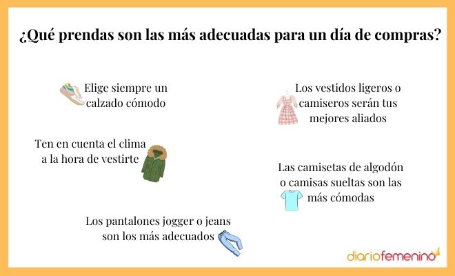 Las prendas más recomendables para ir de compras