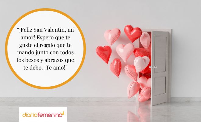 Románticas palabras para dedicar a tu novio que está lejos en San Valentín