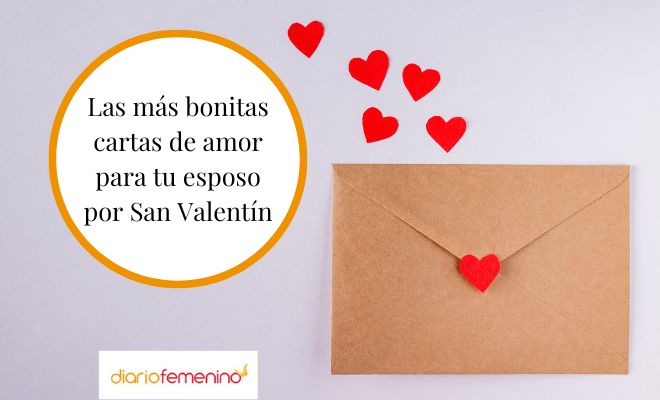 Cartas de amor para tu esposo en San Valentín