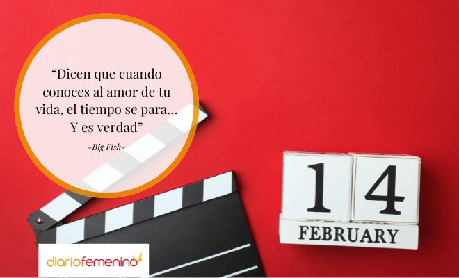 Palabras de amor de películas para San Valentín