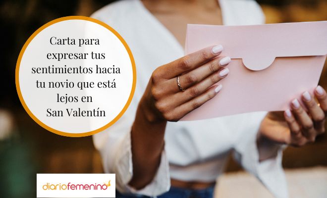 Carta de amor para tu novio que está lejos en San Valentín