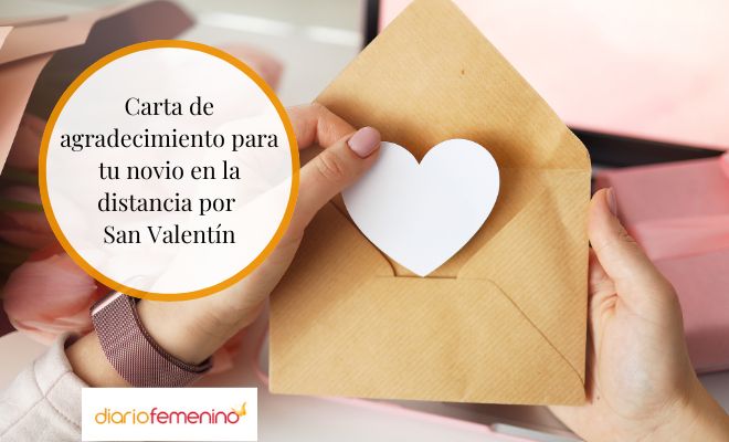 San Valentín: carta para dar las gracias a tu amor en la distancia