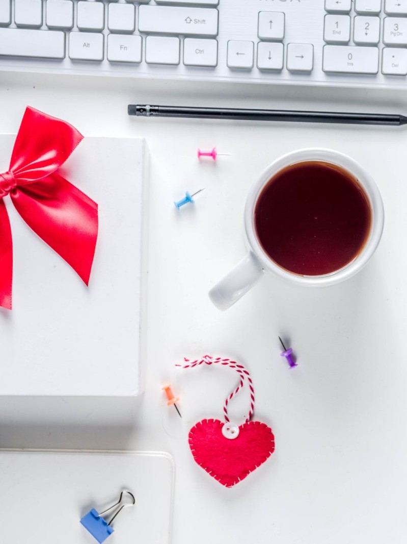 Decoración de San Valentín para la oficina: 8 ideas sencillas y creativas