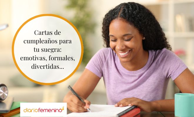 Cartas para desear un feliz cumpleaños a tu suegra