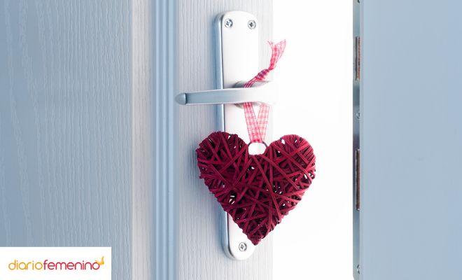 Ideas para decorar la puerta en San Valentín