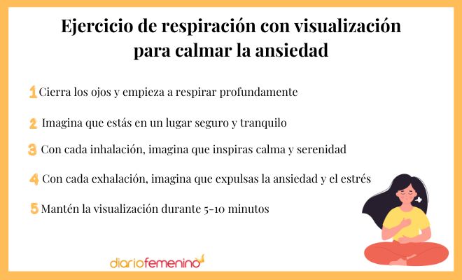 Ejercicios para calmar la ansiedad con la respiración