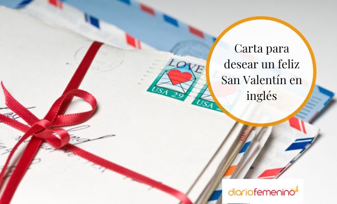 Carta de San Valentín larga en inglés para tu pareja