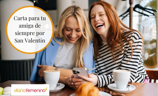 Preciosa carta de amor de San Valentín para una amiga