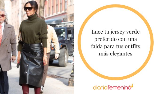 Cómo lucir un jersey verde en outfits elegantes