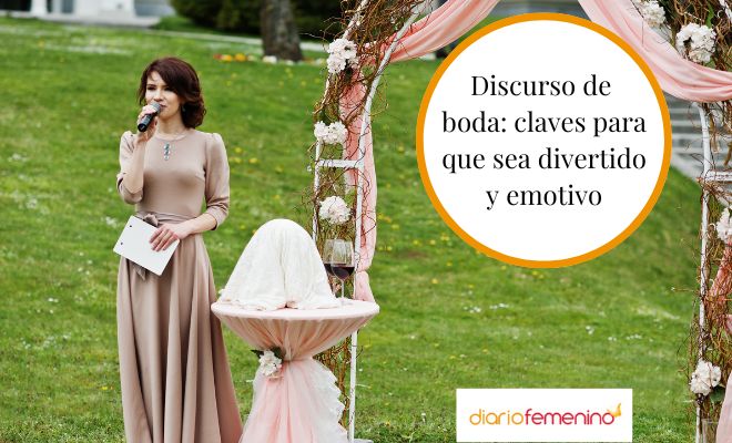 ¿Cómo hacer un discurso de boda divertido?