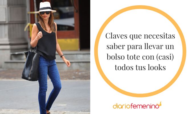 Ideas de looks para llevar un bolso tote