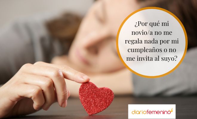 Qué hago si mi pareja no me regala nada en los cumpleaños o fechas importantes