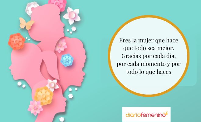 Felicitaciones del Día de la Mujer para mi novia o esposa