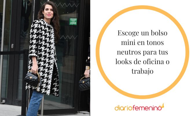 Cómo llevar un minibolso al trabajo