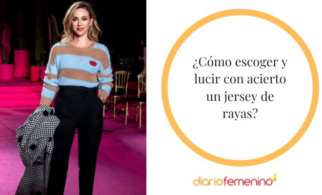 Claves para combinar un jersey de rayas