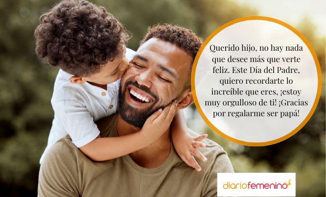 Mensajes para un hijo en el Día del Padre