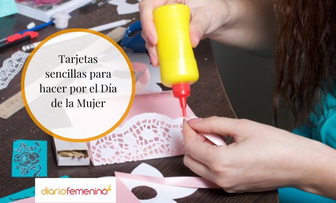 Ideas de tarjetas hechas a mano para el Día de la Mujer