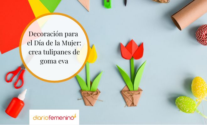 Cómo hacer tulipanes para el Día de la Mujer