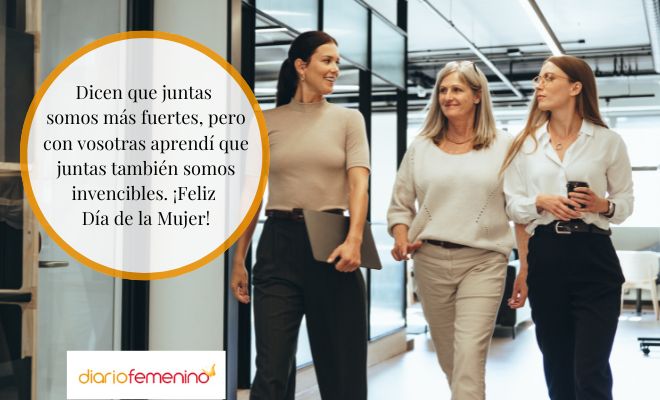 Día de la Mujer: felicitaciones para compañeras de trabajo