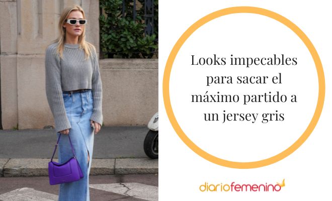 Cómo combinar un jersey de color gris