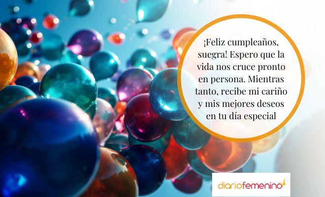 Frases de cumpleaños para una suegra a la que todavía no conozco