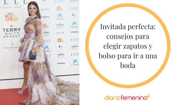 Ideas para combinar tus zapatos y tu bolso con tu look para ir a una boda