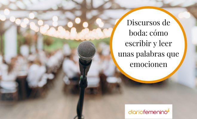 Cómo escribir y leer un discurso de boda