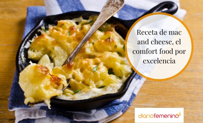 Cómo elaborar un plato de mac and cheese americano