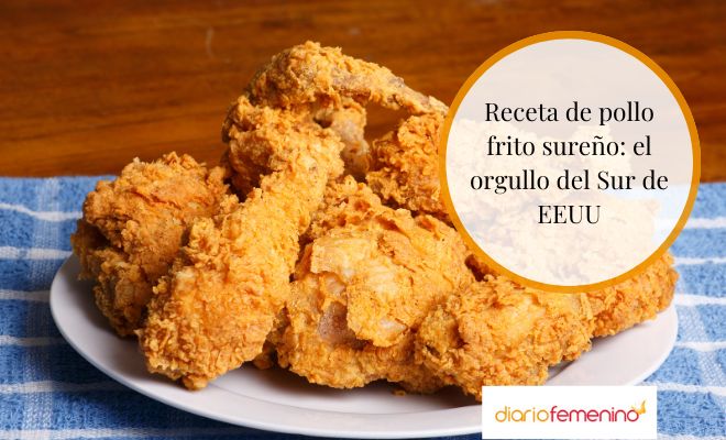 Receta de pollo frito de EEUU