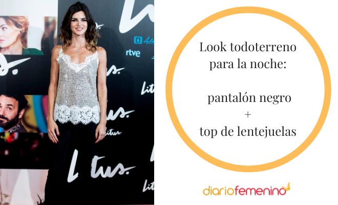 Si buscas un look para la noche, nada mejor que las lentejuelas