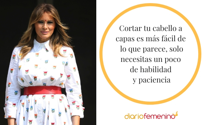 Cómo debes cortar tu cabello a capas en casa