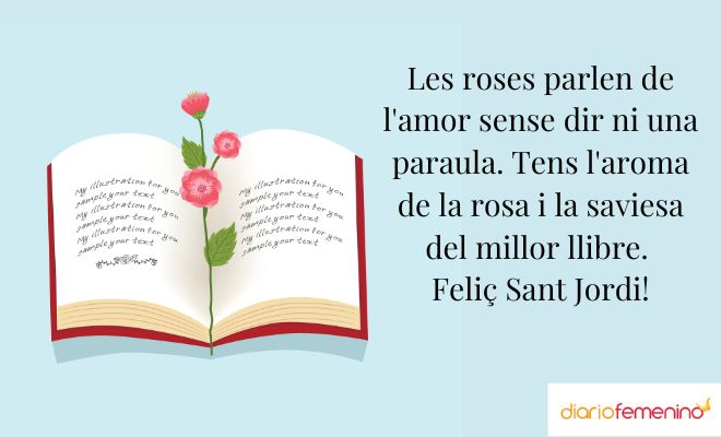 Mensajes en català para Sant Jordi