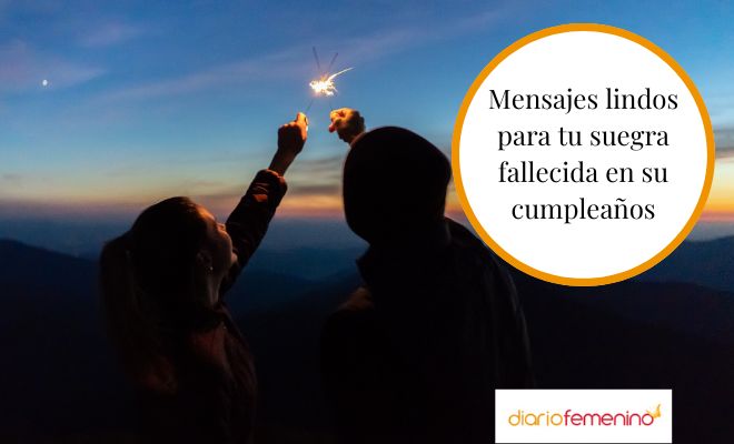Frases para mi suegra que está en el cielo por su cumpleaños