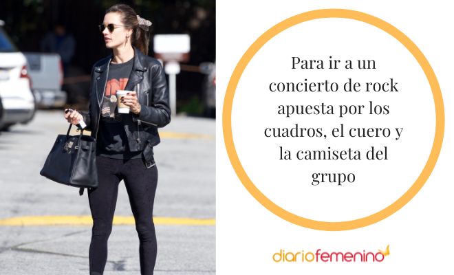 Ideas para vestirse para ir a un concierto de rock