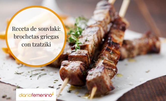 Recetas griegas: souvlaki
