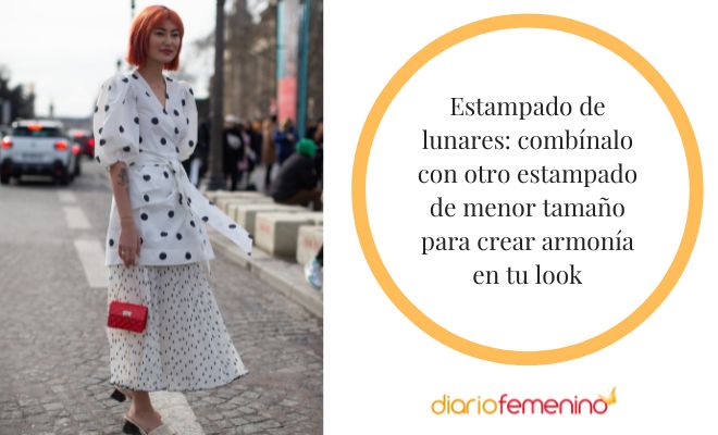 Formas de combinar un estampado de lunares