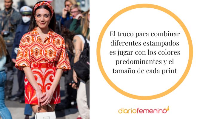 Combinar diferentes estampados en un mismo look: el truco definitivo