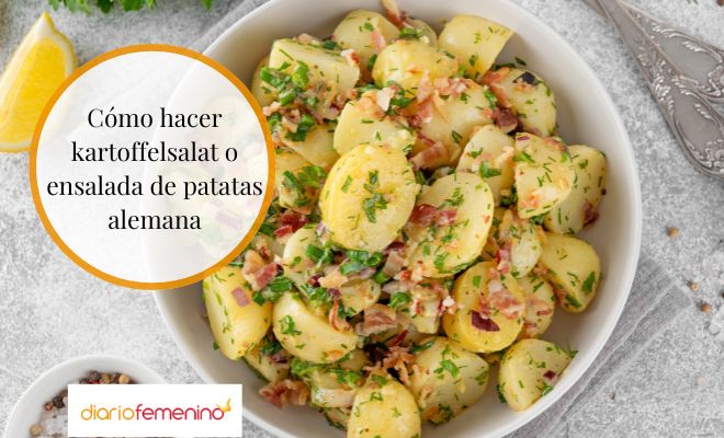 Receta de ensalada de patatas de Alemania