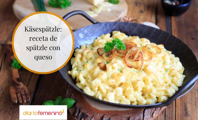 Receta de Käsespätzle (spätzle con queso)