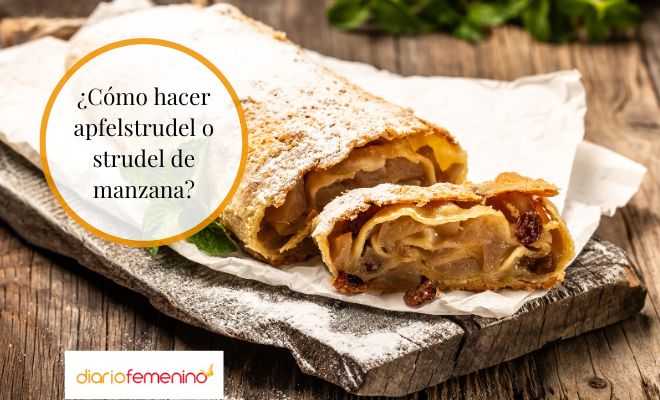 Deliciosa receta de strudel de manzana