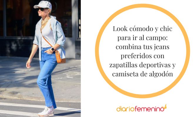 Ideas de looks cómodos para ir al campo
