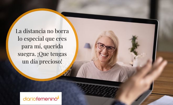Frases de cumpleaños para mi suegra en la distancia